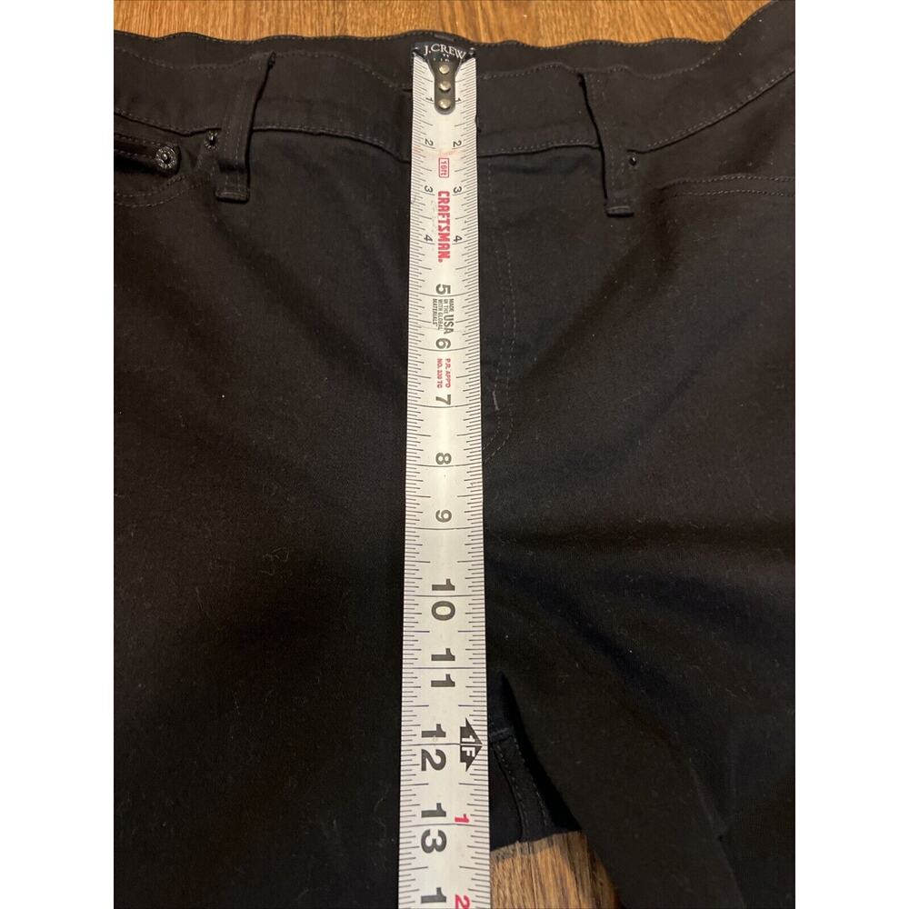 EUC‎ J Crew Womens Wide Leg Full Length Jeans Stretch Size 33 Black 34x28 - Picture 5 of 10
